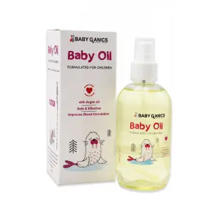 روغن ماساژ کودک بی بی گانیکس 200 میلی لیتر