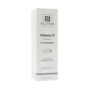 کرم ضد آفتاب روشن کننده فولی سنس SPF50 حاوی ویتامین سی 40 میلی لیتر