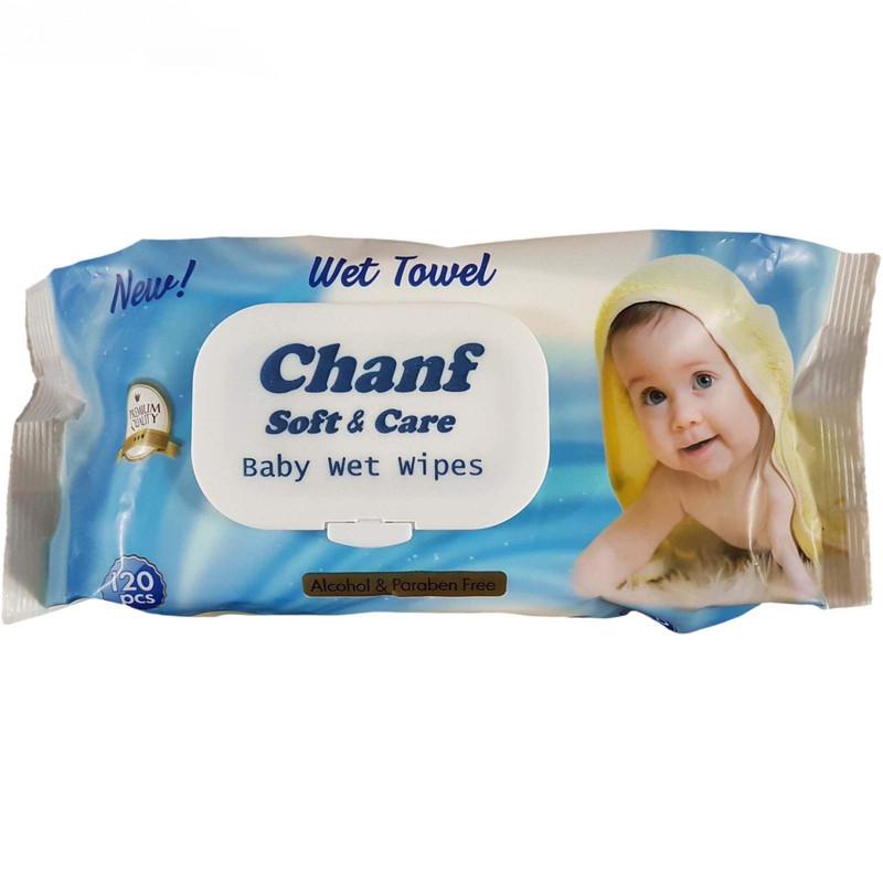 دستمال مرطوب کودک چانف مدل اقتصادی 120 عددی - تصویر 2