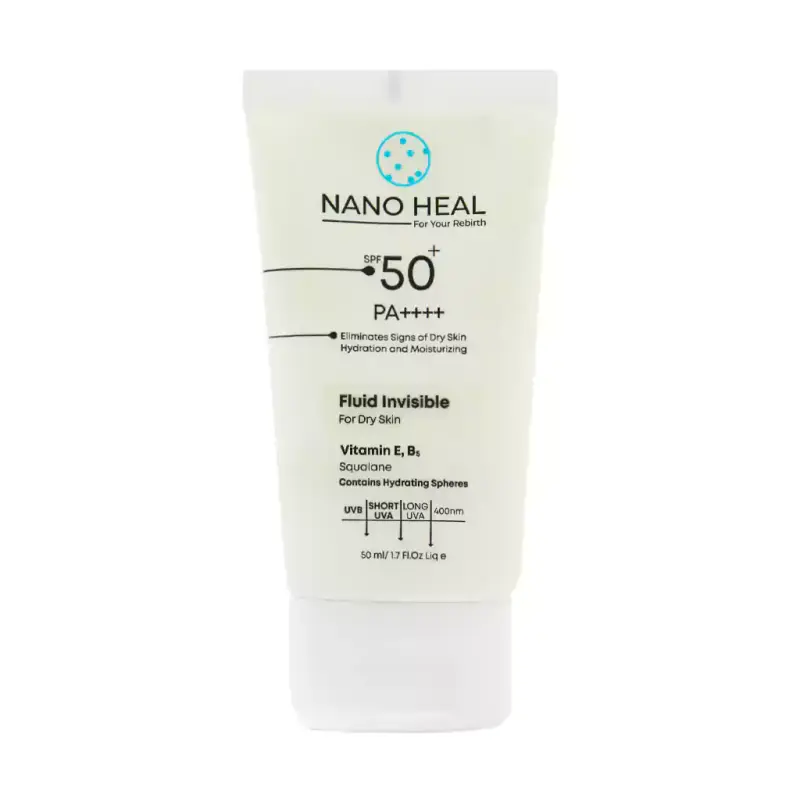 فلوئید ضد آفتاب نانوهیل SPF50 مناسب پوست خشک 50 میلی لیتر - تصویر 2
